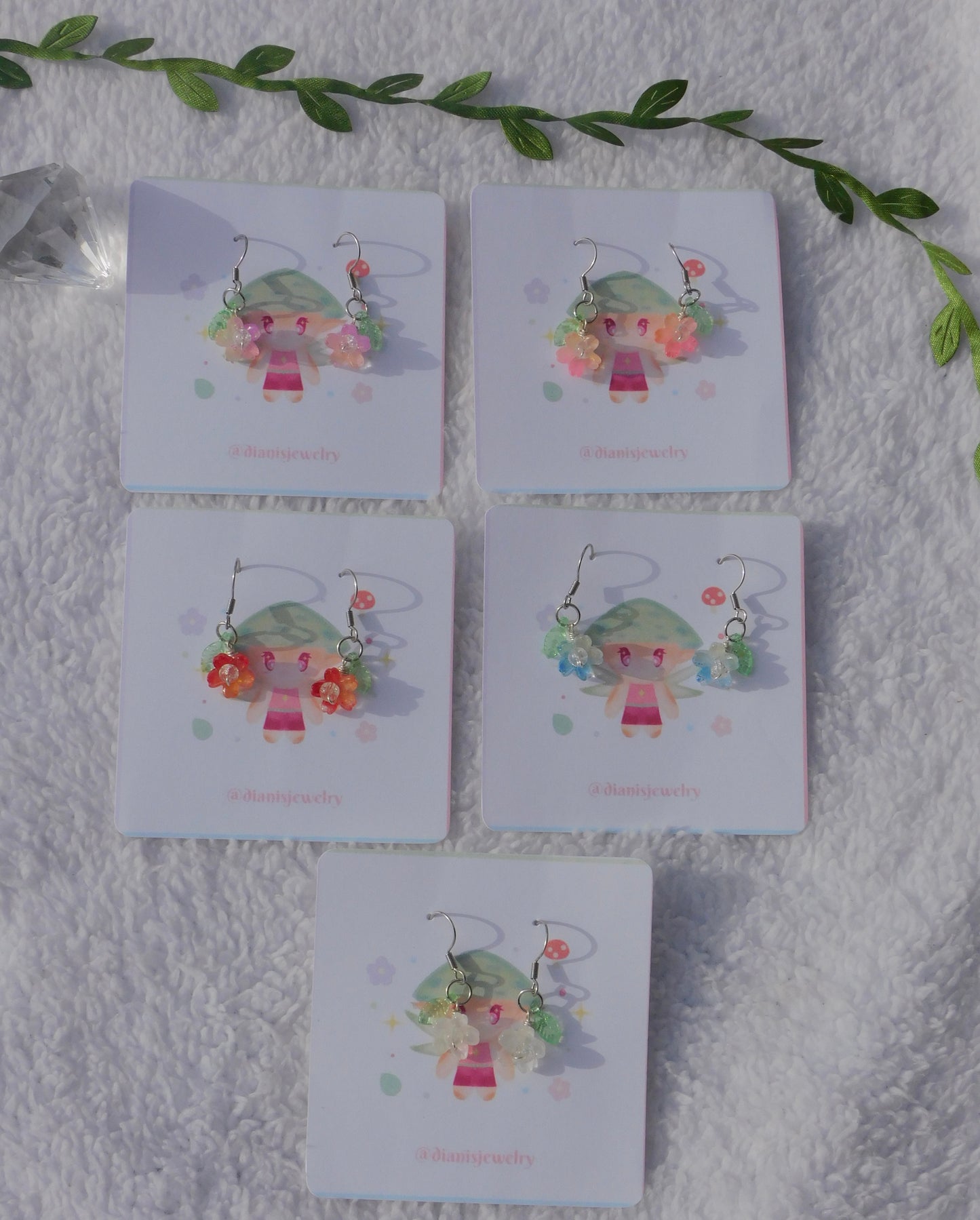 Flower Whispers earrings
