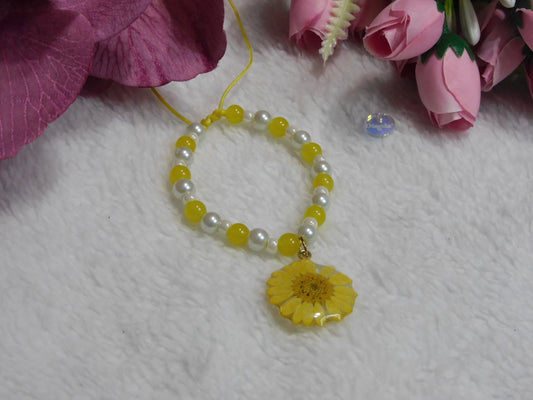 Yellow Flower Bracelet