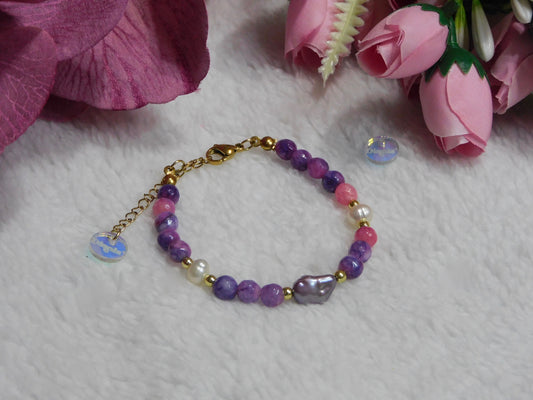 Purple Unique Bracelet