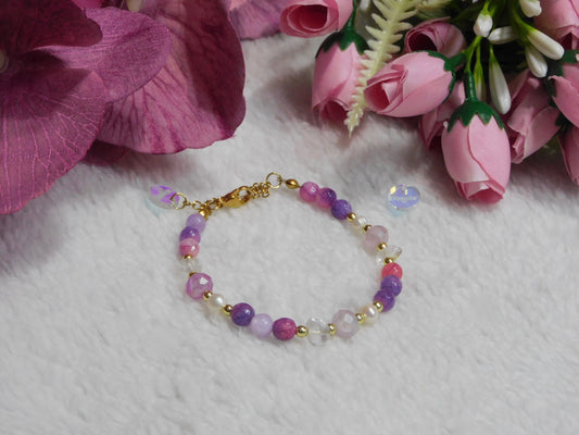 Pink & Purple Unique Bracelet