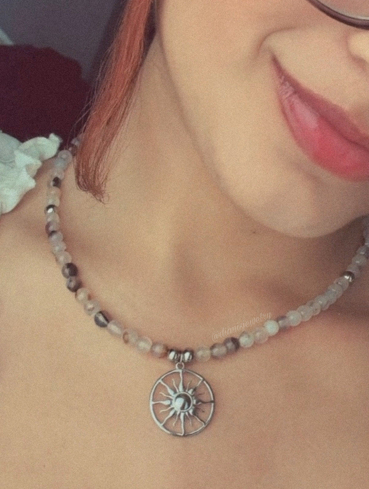 Silver Sun Necklace